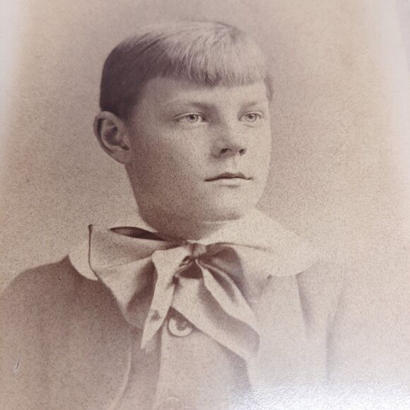 Cabinet Card Photo Austen Hoppin Fox NYC Union Square George Rockwood - Picture 3 of 11